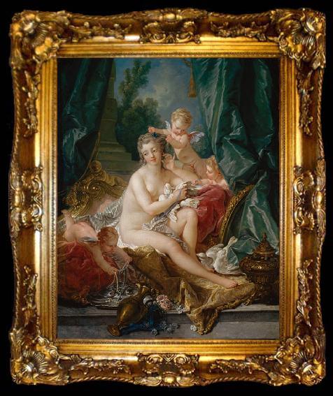 framed  Francois Boucher The Toilette of Venus (mk08), ta009-2